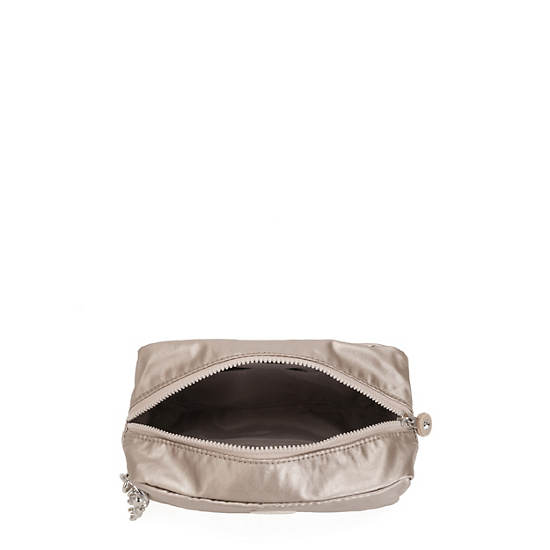 Sacs Kipling Gleam Metallic Pouch Beige | FR 1083UZ